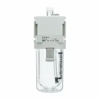 SMC Lubricator: 1/4 in NPT, 1 MPa Max Op Pressure, 60°C Max Op Temp, Metal Bowl, Die-Cast Aluminum (MPN AL30-N02-8Z-D)