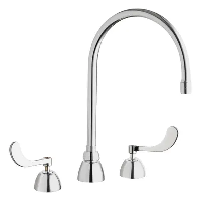 CHICAGO FAUCETS 786-GN8AE73ABCP Widespread Kitchen Faucet - Widespread Kitchen Faucets