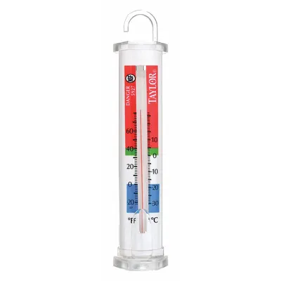 TAYLOR 5927 Analog Refrigerator/Freezer Thermometer - Refrigerator & Freezer Thermometers