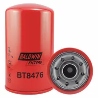 Spin-on hydraulic filter with cellulose media for removing contaminants from hydraulic fluid. Features a 1-1/4"-11 thread size and integral gasket for leak-free sealing. Suitable for use in hydraulic systems of compatible vehicles