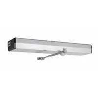 The NORTON 5200 Series Low Energy Door Operator is a heavy-duty, aluminum-painted unit designed for interior limited-traffic applications. It is powered by AC/DC, features a non-hold-open closer, and is ADA compliant. Performance Grade 1 ensures reliable operation in commercial settings. Compatible with Norton 6300 Series hardware