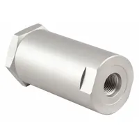 In-line hydraulic filter with 1 1/2 in outside diameter and 9/16" thread size. Constructed with cellulose media for hydraulic fluid filtration. Suitable for use in hydraulic systems to remove contaminants and protect system components