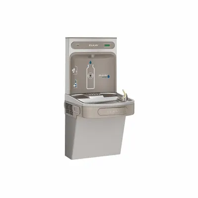 ELKAY LZSDWSLK On-Wall Single Drinking Fountain with Bottle Filler - On-Wall Single Drinking Fountains with Bottle Fillers