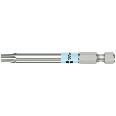WERA Power Bit: Power Bit, T20 Bit Size, Imperial, Torx Head, TX 20x89 Bit Industry Size - Power Torx Bits