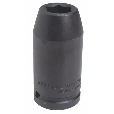 PROTO Impact Socket: 3/4 in Drive Size, Metric, 27 mm Socket Size, 12-Point, Std - 3/4" Drive Impact Sockets