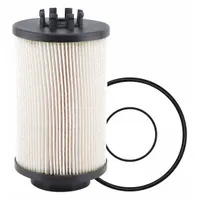 Cartridge fuel filter for diesel fuel systems. Cellulose media. Outside diameter 1/2 in, inside diameter 3 3/4 in. Includes two attached grommets. Suitable for use in Navistar buses