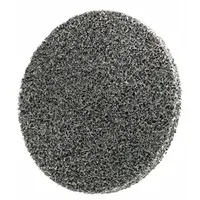 This SCOTCH-BRITE XL-UW unitized wheel is designed for final finishing of carbon steel and soft metals. It features an 8-inch diameter, 1/2-inch width, and 3/4-inch arbor hole, with medium-grade aluminum oxide abrasive. Suitable for surface conditioning, deburring, and blending applications