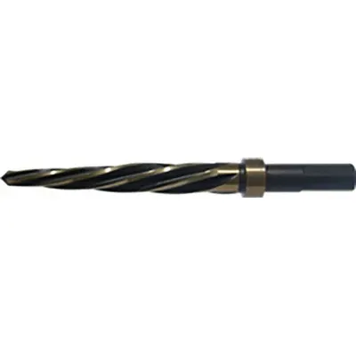 CLE-LINE Three-Flat Shank Car Reamer, 5/8 in, Black & Gold High Speed Steel - Three-Flat Shank Car Reamers
