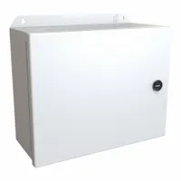 HAMMOND Electrical Enclosure: Steel, 8 in x 10 in x 4 in, NEMA 12/13/3R/4, w/Panel, Solid Cover (MPN EJ8104LG)
