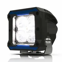 ECCO Vehicle Work Light: Square, Flood, LED, Bolt, 3 in Overall Wd, 3 3/16 in Overall Dp (MPN EW3007-F-WWG)