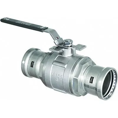 VIEGA MEGAPRESS Manual Two-Way Ball Valve: 2 1/2 in Nominal Valve Size - Stainless Steel Ball Valves