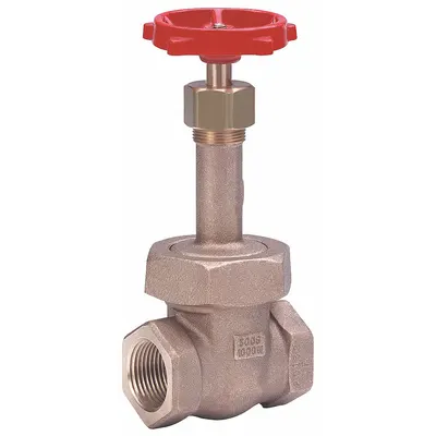 MILWAUKEE VALVE Gate Valve: 2 in, Bronze, Rising, FNPT x FNPT, 1,000 psi Max. Pressure (CWP) - Rising Stem Bronze General Purpose Gate Valves