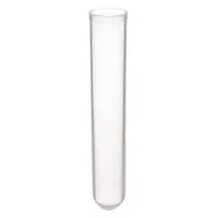 This polypropylene culture tube has a 6 mL capacity and a round bottom. The colorless body allows visual inspection of contents. It is not graduated. Suitable for general laboratory culturing, sample storage, and mixing applications