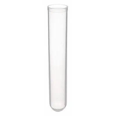 OEM Polypropylene Culture Tube, 6 mL, Round Bottom, Colorless, 51012-200 - Plastic Culture Tubes