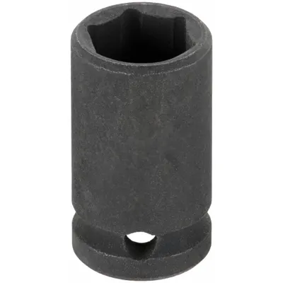 WESTWARD Impact Socket: 1/4 in Drive Size, Metric, 8 mm Socket Size, 6-Point, Std - 1/4" Drive Impact Sockets