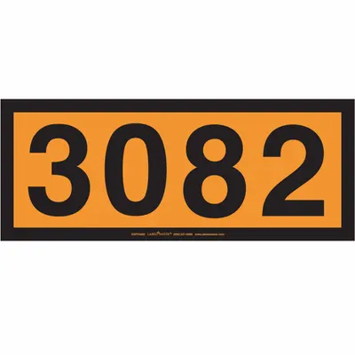 LABELMASTER Preprinted UN Number Placard 3082