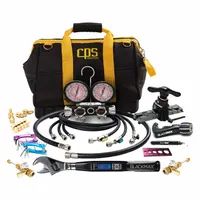 PRO-SET Mini-Split Tool Kit: 2 Valves, 4 Hoses, 3 1/8 in Gauge, For R-410A (MPN TLB410KIT2)