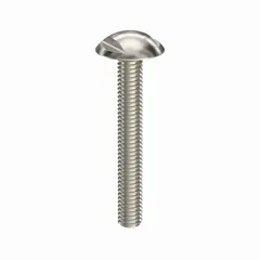 M4x0.70 thread, 30 mm length, truss head with spanner drive. Made from 316 stainless steel with plain finish, 6 mm width across flats. Suitable for hygienic panel fastening in washdown environments.