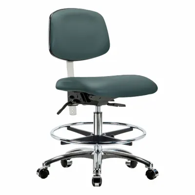 OEM Vinyl Cleanroom Task Chair - Vinyl Cleanroom Chairs