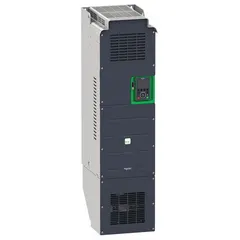 The SCHNEIDER Altivar ATV630D55M3 is a compact variable frequency drive from the ATV600 series, designed for three-phase motor control. It delivers 75 hp with a three-phase output, IP20 enclosure, and no bypass. Typical applications include pumps, fans, and conveyors requiring variable speed operation.