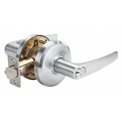 DORMAKABA QCL251A626S4478SLC Office Lever Lockset, Chrome, ADA Compliant, SFIC - Office Lever Locksets