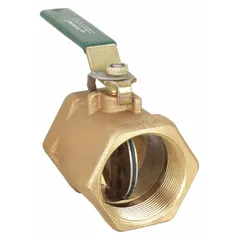 This bronze butterfly valve is designed for fire-protection systems, featuring a 2-inch NPT connection and a lever handle. Rated for a maximum pressure of 175 psi (CWP), it uses FKM seals for reliable shutoff. Suitable for use in wet-pipe sprinkler applications and other fire-suppression water control networks.