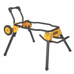 This mobile cart and base provides a stable platform for table saws, facilitating easy movement between work areas. With a length of 47-1/2 inches, it is designed to support compatible saws during job-site cutting tasks.
