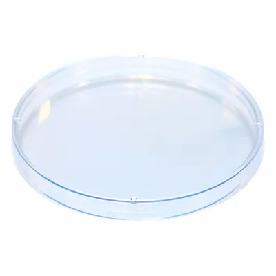 QORPAK Petri Dishes: 99.82 mm Dia, 9.91 mm Overall Ht, No Surface Treatment, Media Saver/No Rim