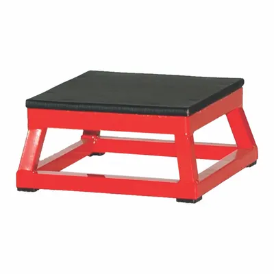 CHAMPION SPORTS PXB6 Steel Plyo Training Box, 6 in H x 12 in W, 350 lb Capacity - Plyo Training Boxes