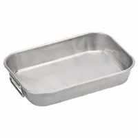 VOLLRATH Bake and Roast Pan with Drop Handles: Bake and Roast Pan with Drop Handles Pan, Aluminum (MPN 4412)
