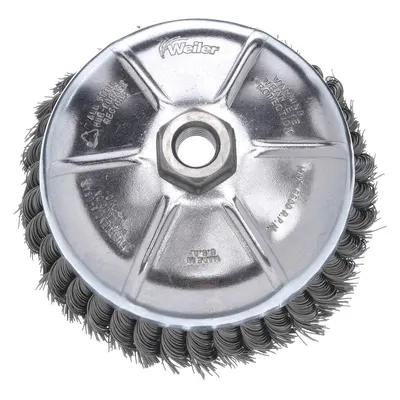 WEILER Heavy-Cleaning Cup Brush - Heavy-Cleaning Brushes for Contoured Carbon Steel Surfaces