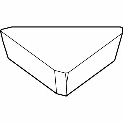 WIDIA Triangle Milling Insert: TPKN32P3R, TPKN1603PDR (MPN 6901195) - Triangle (T) Indexable Milling Inserts