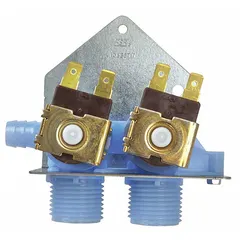 Genuine OEM valve for Whirlpool washing machines and dryers. Controls water flow during wash and rinse cycles. Suitable for use in residential laundry appliances.