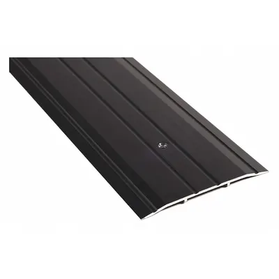 NATIONAL GUARD 613DKB-36 Aluminum Saddle Threshold, 3 ft, Fluted - Saddle Thresholds
