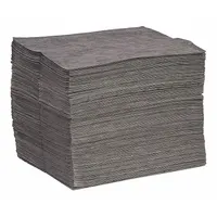 SPILLTECH Sorbent Pad: 33 1/4 oz Volume Absorbed Per Pad, 19 in x 15 in Pad Size (L x W), 200 PK (MPN GPB200S)