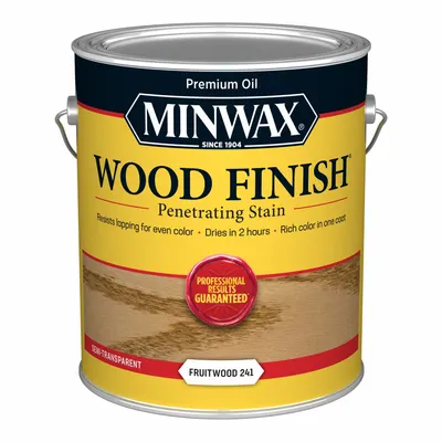 MINWAX Wood Stain, Fruitwood, Semi-Transparent, Interior, Oil-Based, 1 gal - Wood Stains