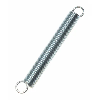 Dayton Tension Spring: 3/8 in W, 2 1/2 in Overall Lg, Steel, 3/8 in Overall Wd - Replacement Parts for Hand Trucks