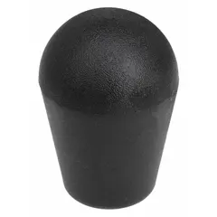 This tapered knob features a plastic body with a steel threaded insert (1/2"-13). With a diameter of 1.63 inches, it is suited for manual adjustment and clamping tasks where a secure, ergonomic grip is required. Commonly used in jigs, fixtures, and machinery for hand-tightening operations.