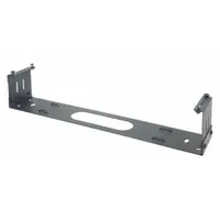 VIDEO MOUNT PRODUCTS Wall Bracket: 2 U, 3 13/16 in Overall Dp, 19 1/2 in Overall Wd, Black, Steel (MPN ERHWB2)