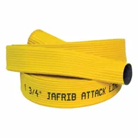 JAFRIB Fire Hose: Extruded Through-the-Weave, 3 in Hose Inside Dia, 100 ft Hose Lg, Synthetic Yarn (MPN 50H3RY-100)