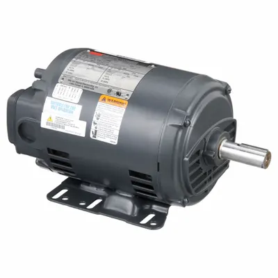 Dayton General Purpose Motor: Rigid Base Mount, Open Drip Proof, 2 hp, 230/460V AC - Rigid Base 3-Phase General Purpose AC Motors