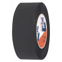 This light blocking tape features a black rubber adhesive on a crepe paper backing, designed to prevent light bleed in painting and industrial masking applications. The 6.5 mil thickness provides conformability on curved surfaces, and the tape removes cleanly without residue. Suitable for automotive refinishing and general industrial masking where light blockage is required