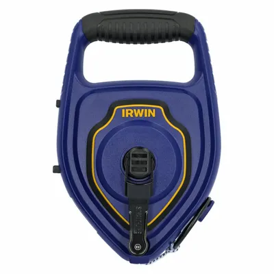 IRWIN Chalk Line Reel IWHT48446, Blue, Sliding Door, 10 oz Fill, 100 ft Line - Chalk Line Reels