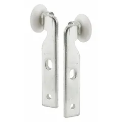 This hanging door roller from PRIME-LINE is a replacement component for sliding doors. It measures 3 13/16 inches in width and supports doors up to 60 lb. Suitable for maintenance or repair of residential or light commercial sliding door systems.