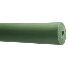 This 6 ft unslit tube insulation is made of halogen-free Buna-N rubber with a 4-1/2 in inner diameter and 3/4 in thickness. It provides an R-Value of 4.6 and is plenum rated for use in air-handling spaces. Suitable for thermal insulation in commercial and industrial piping systems.