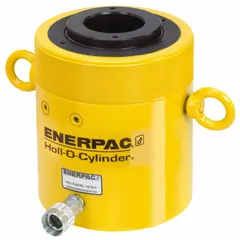 Ram puller set with 12.5 ton capacity ram and 25 ton cylinder nominal capacity. Includes electric pump, attachments, and storage case. Used for industrial pulling applications such as removing bearings, gears, and pulleys.
