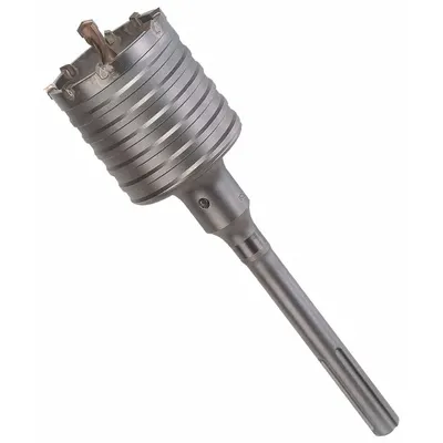 BOSCH Core Center Bit: SDS Max Shank, 2 5/8 in Core Dia, 2 5/8 in Core Body Lg - One-Piece SDS-Max Core Bits