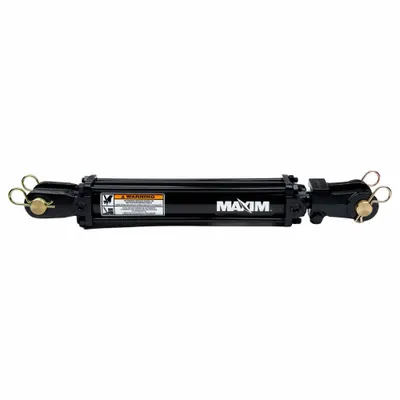 MAXIM Hydraulic Cylinder: 4 in Bore Dia., 30 in Stroke Lg, 1/2 in NPT Port Size - Standard-Duty Tie-Rod Cylinders