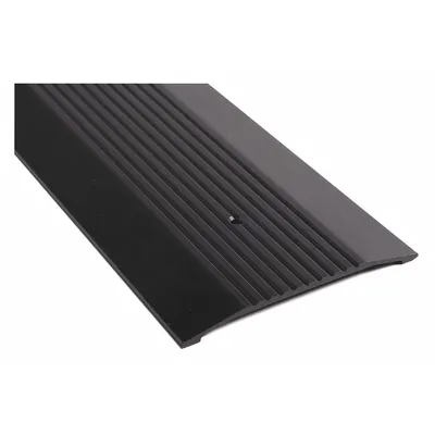 NATIONAL GUARD 427DKB-48 Aluminum Saddle Threshold, 4 ft, Fluted - Saddle Thresholds