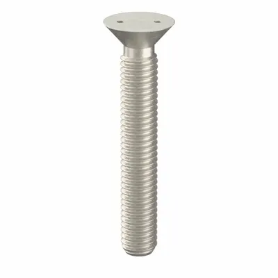TAMPER-PRUF-SCREW Tamper Resistant Screw: #10-32 Thread Size, 1 1/4 in Lg, Stainless Steel - Flat Head Tamper-Resistant Machine Screws